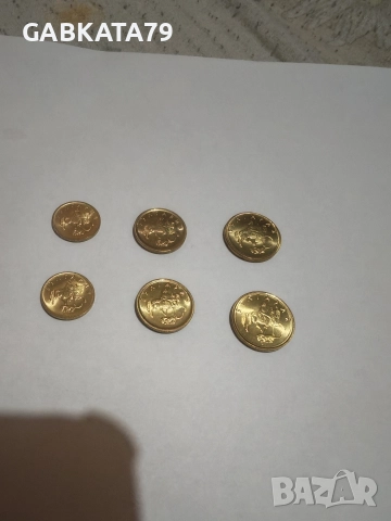 1999 година 1,2 и 5 стотинки, снимка 3 - Нумизматика и бонистика - 52860276