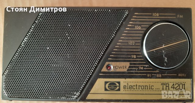 Ретро транзисторен FM радиоприемник electronic TR4201