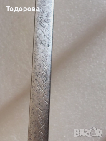 Френски байонет, марка шаспо, много добро състояние,1873г.нож,кортик,щик,сабя,ятаган, 390 лв, снимка 13 - Антикварни и старинни предмети - 51920866