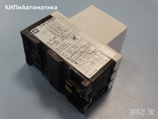 моторна защитаTelemecanique GV1-M04 0.4-0.63 A, снимка 7 - Резервни части за машини - 34452247