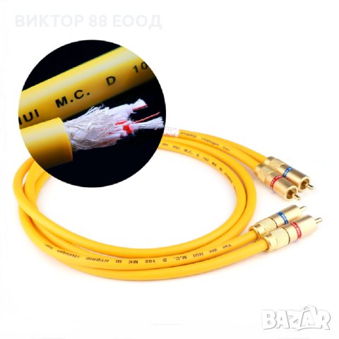 RCA Interconnect Аudio Cable - №23, снимка 4 - Други - 41604126