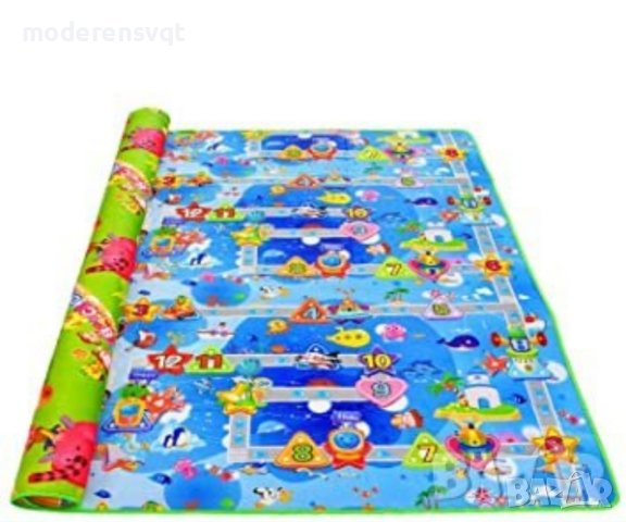 Топлоизолираща постелка за игра – килим двулицев, снимка 9 - Други - 42099532