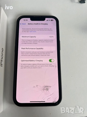 Iphone 13 запазен 100%BH, снимка 3 - Apple iPhone - 53574462