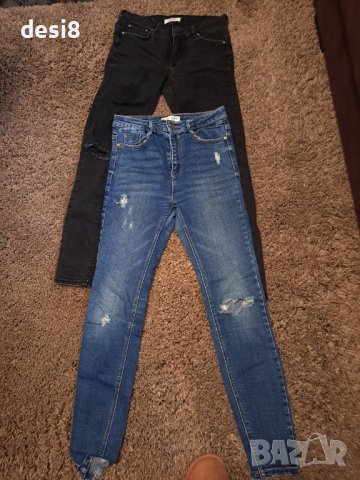 Дамски дънки Bershka и Stradivarius, снимка 1