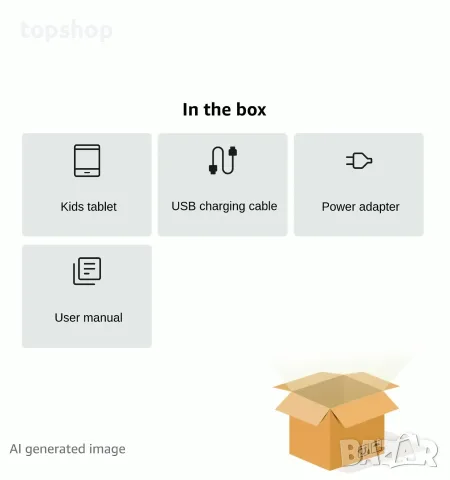 Нов детски таблет EagleSoar 7" (10GB RAM / 64GB ROM / Android 15 / Син)  , снимка 2 - Таблети - 55825613
