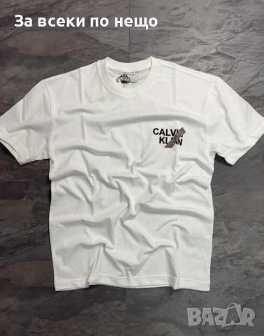 Calvin Klein Мъжка Тениска👕Мъжка Блуза С Къс Ръкав - Налични Различни Цветове Код NGHSP39, снимка 3 - Тениски - 53695193