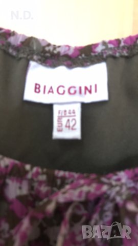 Дамска лятна шарена рокля Biaggini,  размер 42, снимка 2 - Рокли - 40622381