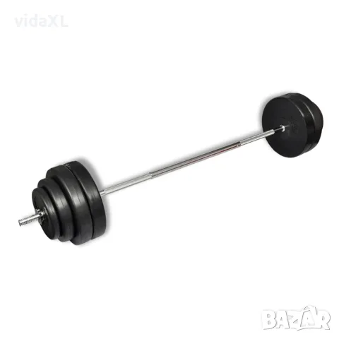 vidaXL Комплект щанги с тежести 60 кг（SKU: 90372）