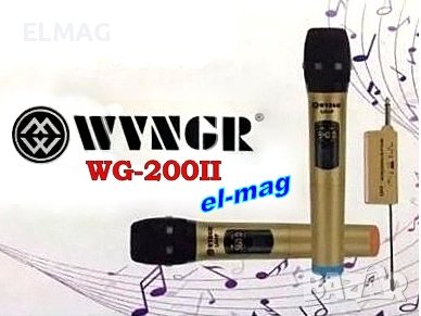 БЕЗЖИЧНИ МИКРОФОНИ с ДИСПЛЕЙ  WG-200II, снимка 6 - Микрофони - 38768684