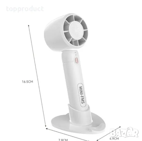 Мини вентилатор на батерия за охлаждане, разпалване на барбекю и др, снимка 3 - Друга електроника - 48355431