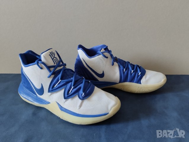 Намалени Nike Kyrie 5 White Blue "Glow In The Dark" Мъжки Маратонки Номер 44,5 / 29,5, снимка 7 - Маратонки - 40636440