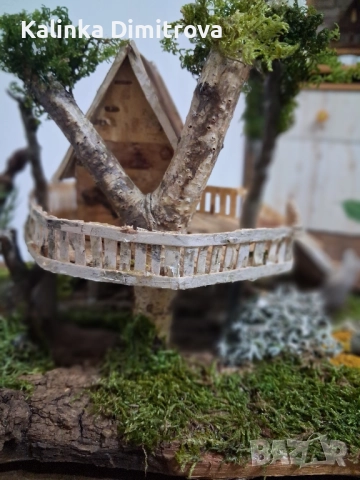 Ръчно изработена къщичка на дърво., снимка 9 - Декорация за дома - 52147724