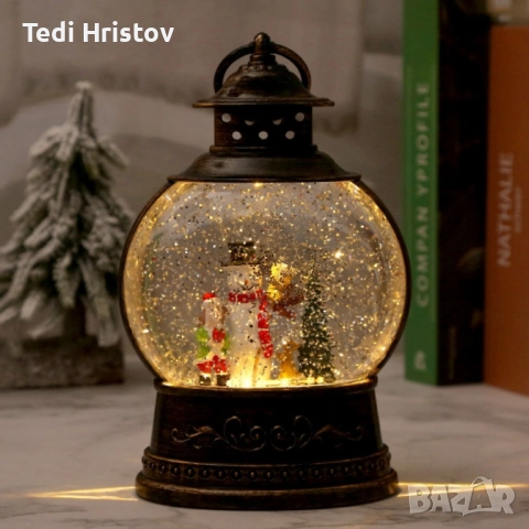 Коледен снежен глобус, снимка 15 - Декорация за дома - 52437935