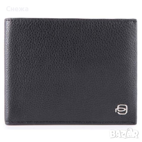 Piquadro Splash с RFID защита черен хоризонтален портфейл