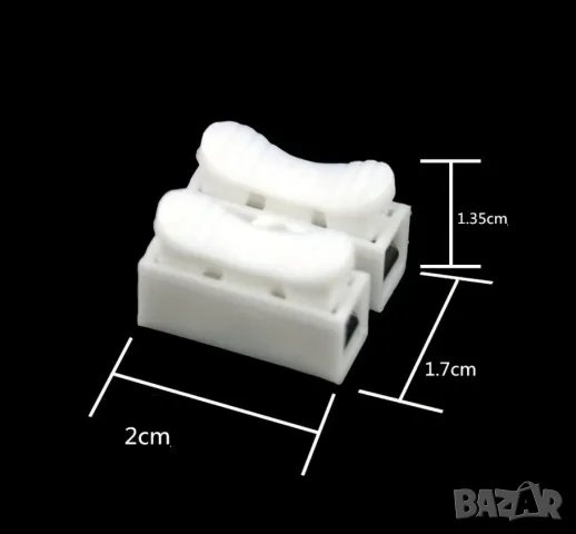 Push конектори за кабели, 2-пинови конектори, бърза връзка за кабел, снимка 2 - Железария - 48624485