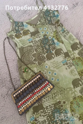 Комплект рокля, чанта и пръстен, снимка 7 - Рокли - 50906278