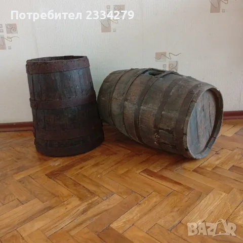 Стари дървени съдове, крини за зърно и сита за брашно и други. , снимка 10 - Антикварни и старинни предмети - 52320068