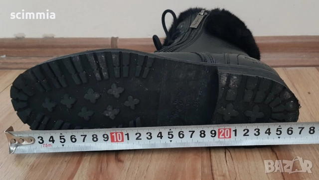 Дамски боти от естествена кожа Pape Jeans, снимка 3 - Дамски боти - 52454162