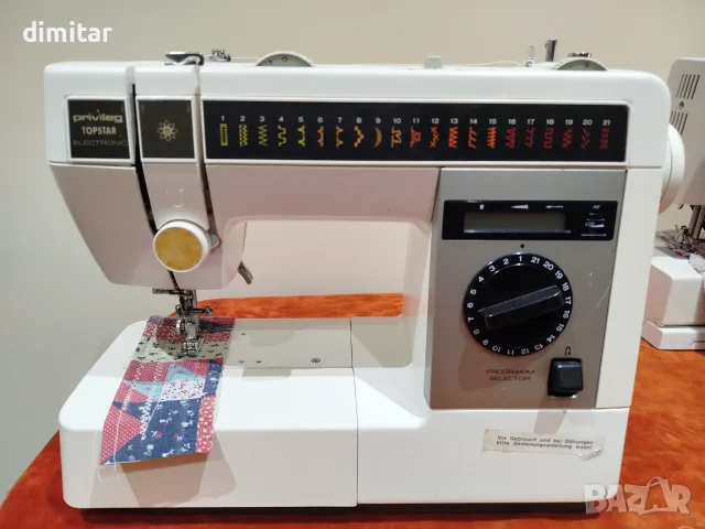 Шевна машина PRIVILEG TOPSTAR ELECTRONIC - 21 програми, снимка 9 - Шевни машини - 56370999