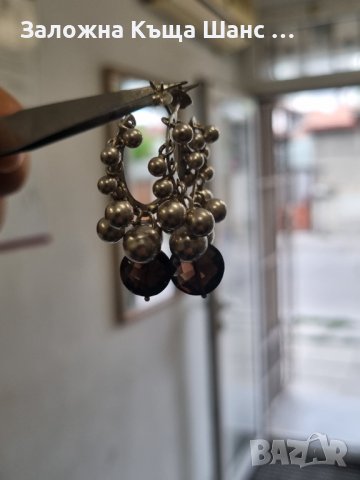 Сребърни обеци 