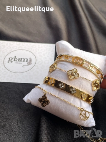 гривна от висококачествена стомана hermes, снимка 7 - Гривни - 52260401