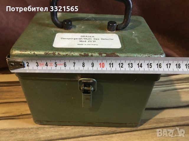 Кутия от немски газ детектор, снимка 8 - Антикварни и старинни предмети - 41787103