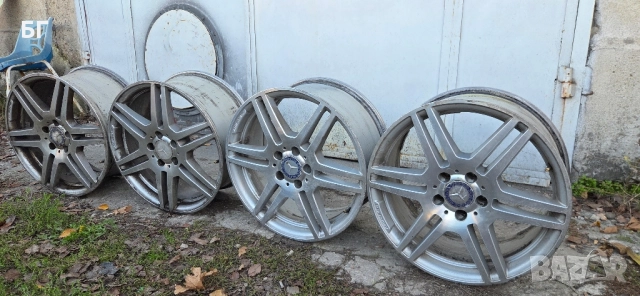 Лети Джанти 5×112 18 ски AMG Оригинални на Мерцедес - Made in Germany, снимка 3 - Гуми и джанти - 52406713