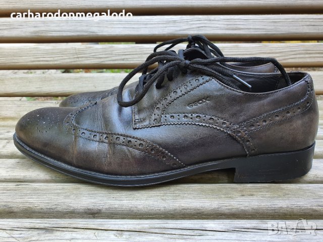 GEOX RESPIRA Като Нови Висок Клас Мъжки Обувки 100 ПРОЦЕНТА ВИСОКОКАЧЕСТВЕНА КОЖА , снимка 4 - Ежедневни обувки - 41540061