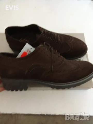 НОВИ МЪЖКИ ОБУВКИ Galieti – Италианска Кожа с Оригинална Кутия, снимка 5 - Официални обувки - 50629214