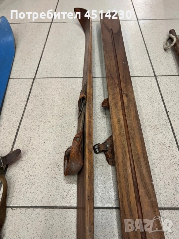 дървени ски, снимка 5 - Зимни спортове - 52879566