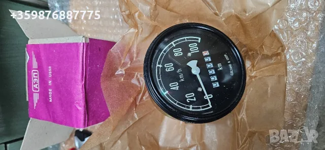 Ретро Нов Съветски Километраж Скоростомер Уаз Газ 69 , снимка 3 - Части - 49096335