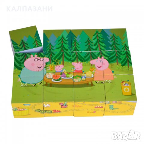 Peppa Pig Дървени кубчета 109265708, снимка 6 - Игри и пъзели - 35999476