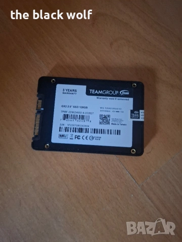 SSD TeamGroup GX2 128GB 2.5” SATA – отлично състояние, снимка 2 - Друга електроника - 53452800