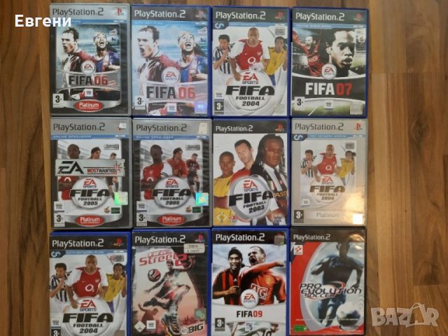 Плейстейшън 2 Playstation 2 Fifa PES PlayStation 2 PS2 ФИФА street повечето са с книжка тествани