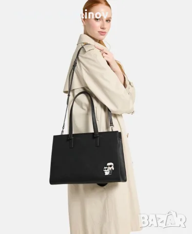Чисто нова дамска чанта Karl Lagerfeld Tote Bag Ikon Couple, снимка 5 - Чанти - 56019756