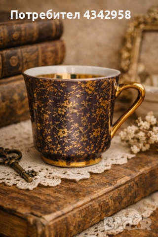 Винтидж порцеланова чаша – Bavaria “Gruss aus Kell am See”.1920-1930г., снимка 3 - Антикварни и старинни предмети - 53759545