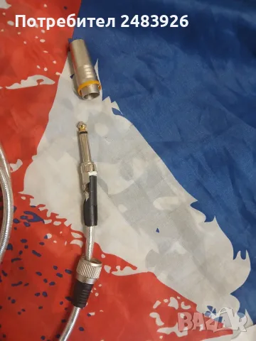 RockCable,Моно инструментален кабел, (6.3 мм.), 5 м. прав, снимка 4 - Други - 55914349