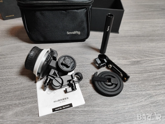 ПРОМО ! SmallRig Mini Follow Focus F40 фото аксесоар / фотография !, снимка 12 - Чанти, стативи, аксесоари - 52091527