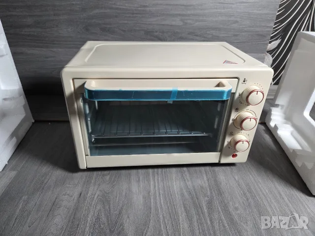 ПРОМО ! Мини Електрическа Фурна 1000 W / 22 L / компактен дизайн ! , снимка 3 - Печки, фурни - 55755709