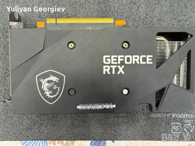 Видео карта GeForce RTX 3060 TI VENTUS 2X 8G OC., снимка 3 - Видеокарти - 56267162