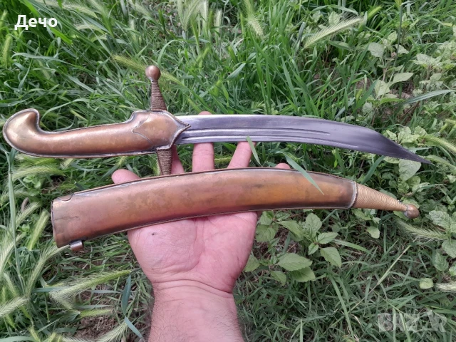 Стари качествени Кавказка Кама Кинжал между 36 и 55см, снимка 7 - Антикварни и старинни предмети - 48458703