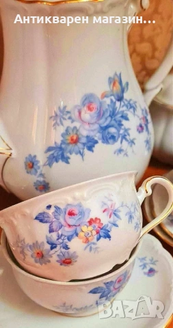 Прекрасен сервиз за кафе / чай за 12 души - Triptis, Germany,  , снимка 7 - Сервизи - 53809367