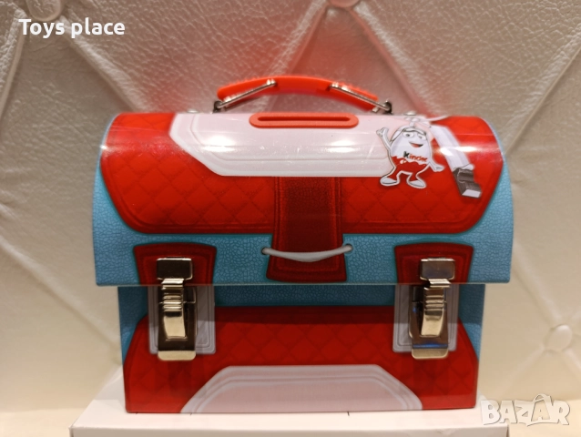 Рядка кутия за обяд Kinder Surprise Tin Chocolate Box - чанта за монети Касичка 