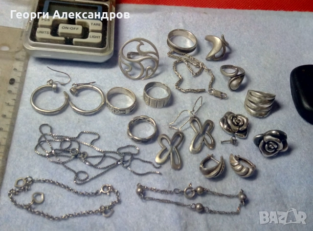 СРЕБЪРНА КОЛЕКЦИЯ Сребърни БИЖУТА Сребро 925 - 68 грама МОЖЕ и на БРОЙКА - По ДОГОВАРЯНЕ, снимка 3 - Бижутерийни комплекти - 52634678