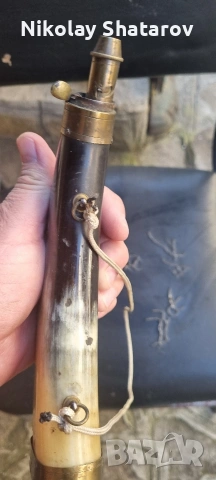 Стара барутница , снимка 6 - Антикварни и старинни предмети - 53125507