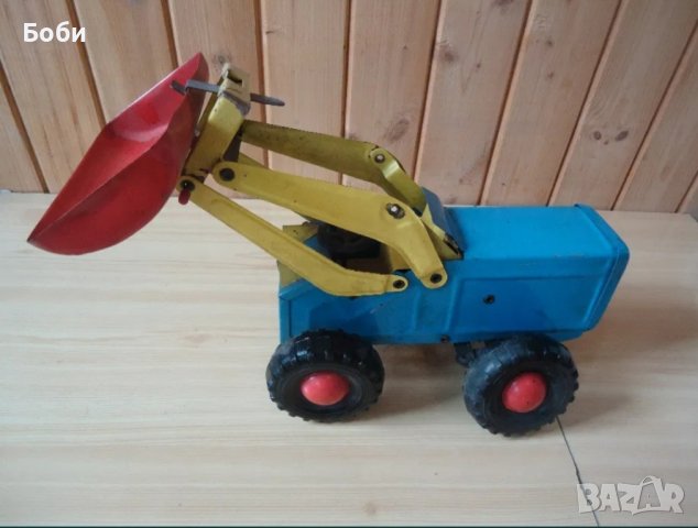 Стара Рядка Руска Метална Голяма Играчка Трактор Фадрома СССР , снимка 6 - Колекции - 44207861