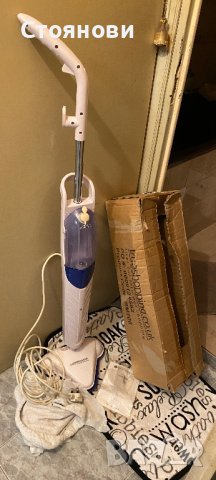 Steam mop с английски щепсел в перфектно състояние, снимка 3 - Мопове, кофи, четки и метли - 41906592