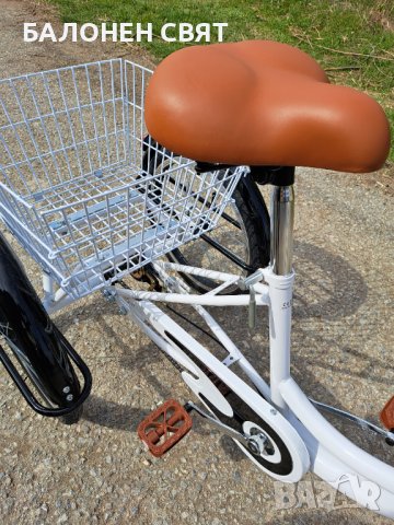 Намаление -10% за ТЕЛК - Семейна Триколка 20 цола, багажен кош 3 спирачки, снимка 8 - Велосипеди - 40011480