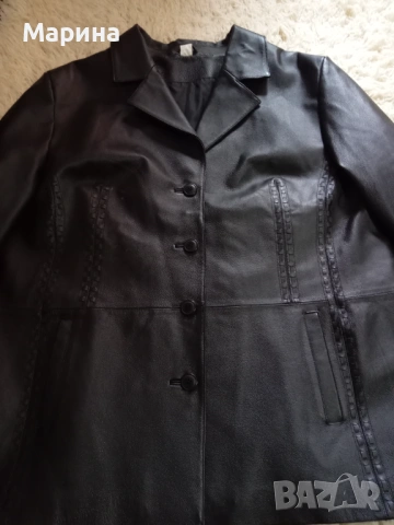 Дамско кожено сако/ яке, снимка 2 - Якета - 53692134