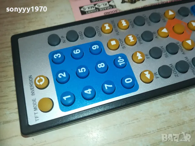 VD TECH TV DVD REMOTE 1110241642, снимка 5 - Дистанционни - 47548375